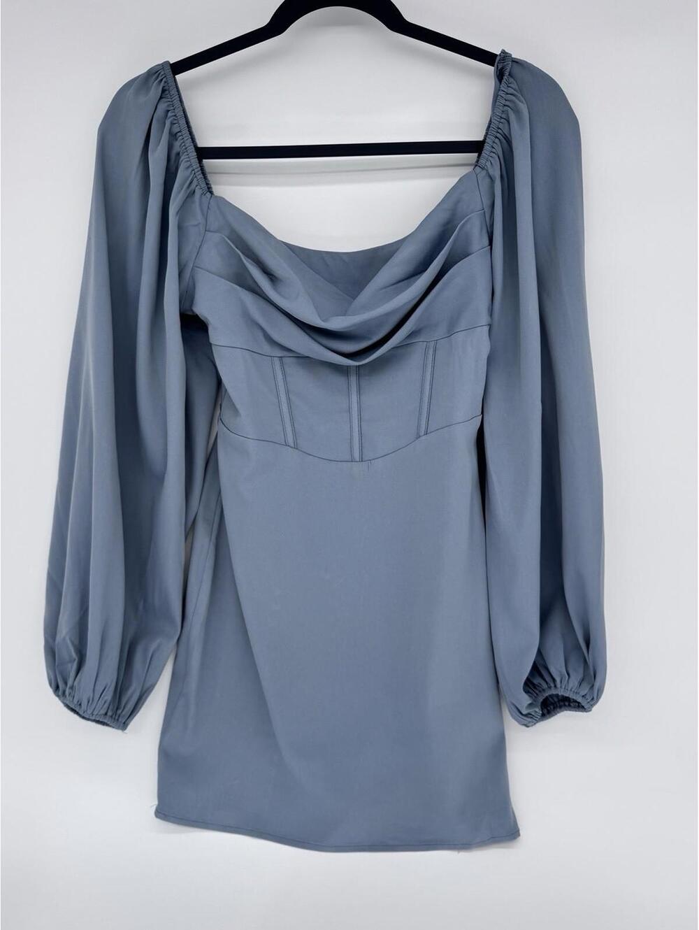 Princess Polly Long Sleeved Corset Dress With Boning Size 4 NWOT